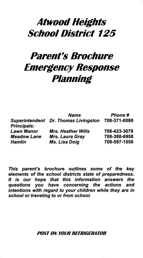 Parent Brochure p.1